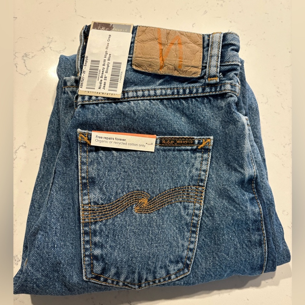 Nudie Jeans Breezy Britt in Simply blue